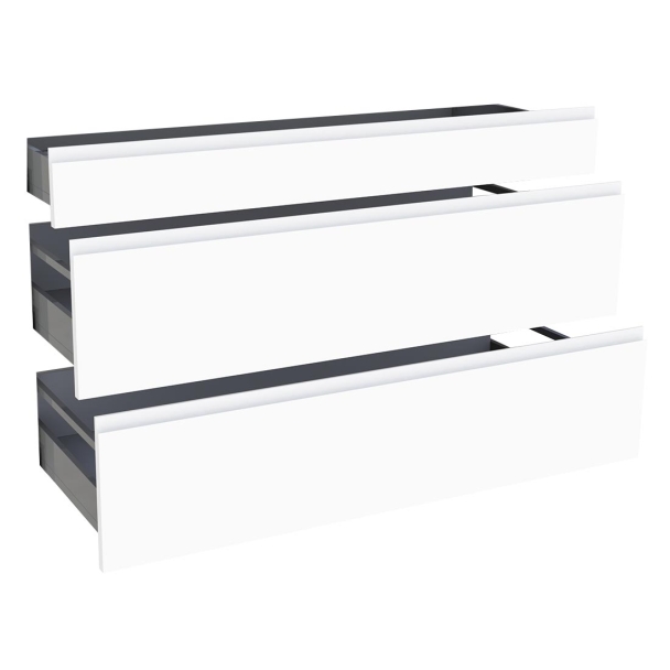 Kit façade meuble cuisine Chêne Structuré 1 tiroir, 2 casseroliers H. 71,7 cm L. 119,7 cm