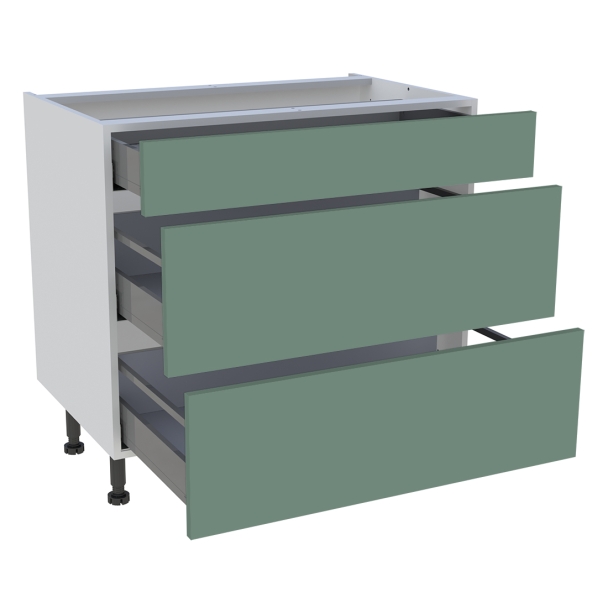 Meuble bas cuisine 1 tiroir, 2 casseroliers H.87 cm x L. 90 cm