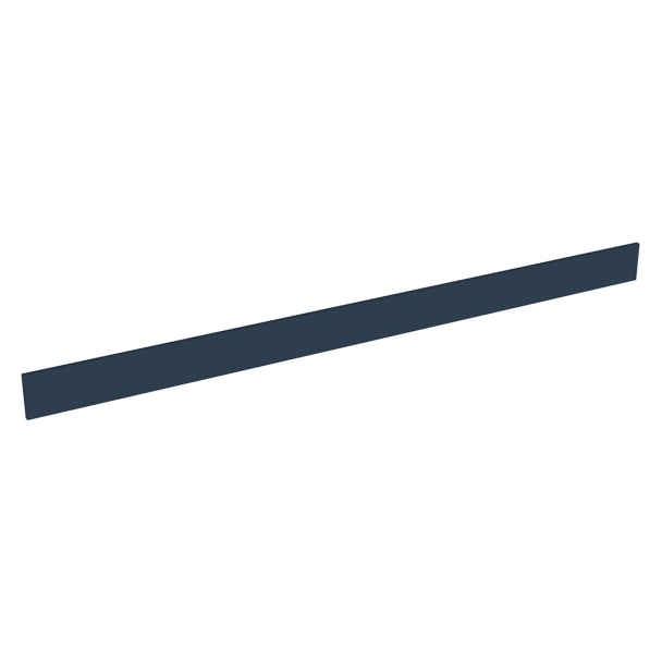 Plinthe ou fileur meuble cuisine L. 240 cm - Noir mat