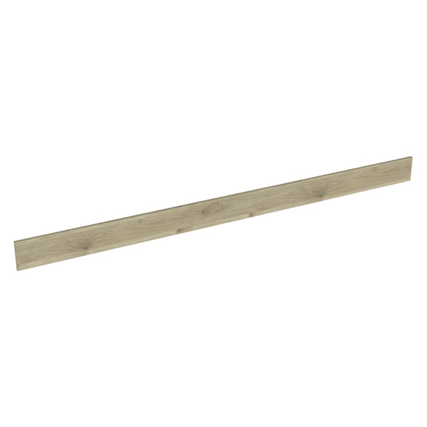 Plinthe ou fileur meuble cuisine L. 240 cm - Noir mat