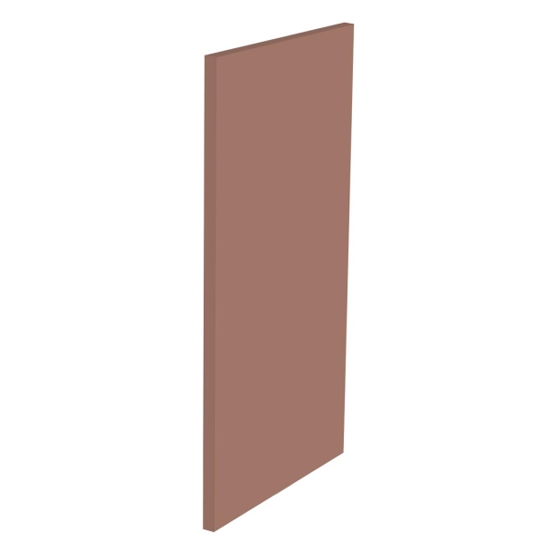 Kit façade meuble cuisine Terracotta Mat 1 porte H. 71,7 cm L. 39,7 cm