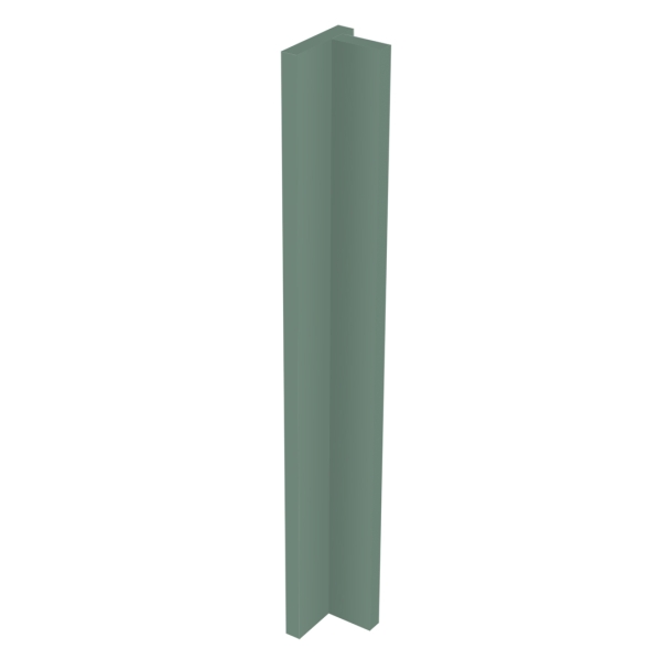 Kit fileur d'angle droit meuble cuisine BLEU NUIT mat - H. 71.7 cm