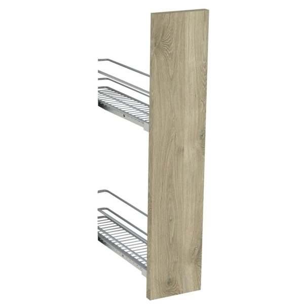 Kit façade meuble cuisine Bleu Nuit Mat 1 porte H. 71,7 cm L. 14,7 cm