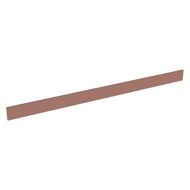 Plinthe ou fileur meuble cuisine L. 240 cm - Noir mat