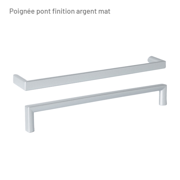 Cuisine complète Bois et Vert mat 240 cm avec meuble hotte