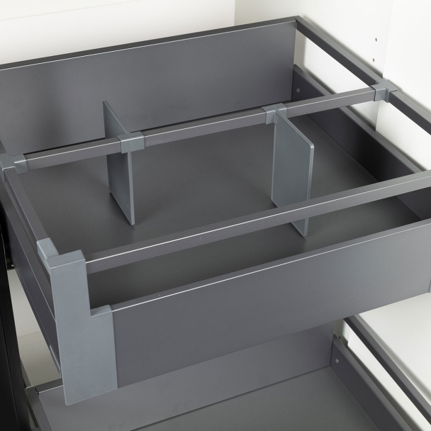 Système d'aménagement pour tiroir casserolier - L. 120 cm