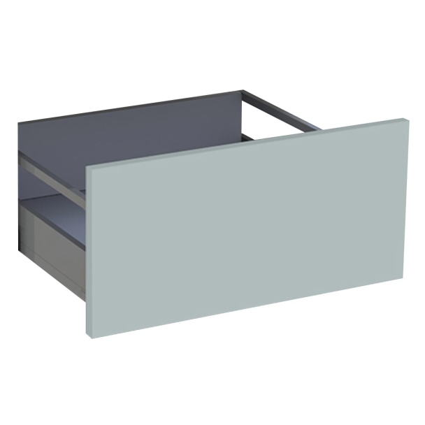 Kit façade meuble cuisine Noir Mat 1 casserolier H. 28,5 cm L. 59,7 cm