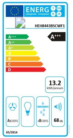 Plaque de cuisson induction aspirante 83 cm - Hisense HEH8443BSCWF1