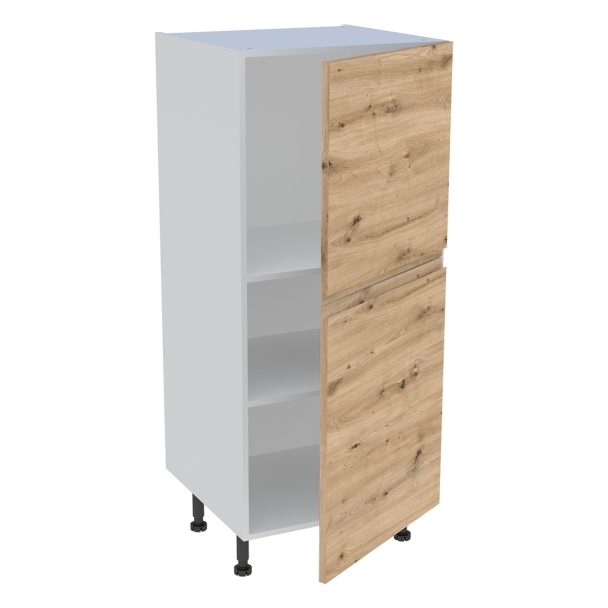 Demi colonne cuisine 2 portes H.129,6 cm x L. 60 cm