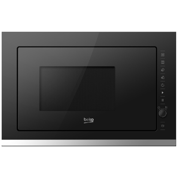 Micro-ondes grill encastrable noir 25 litres - Beko BMGB25333X