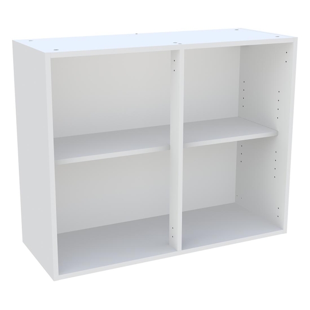 Caisson Meuble bas cuisine Blanc H. 87 cm x L. 90 cm x P. 35 cm