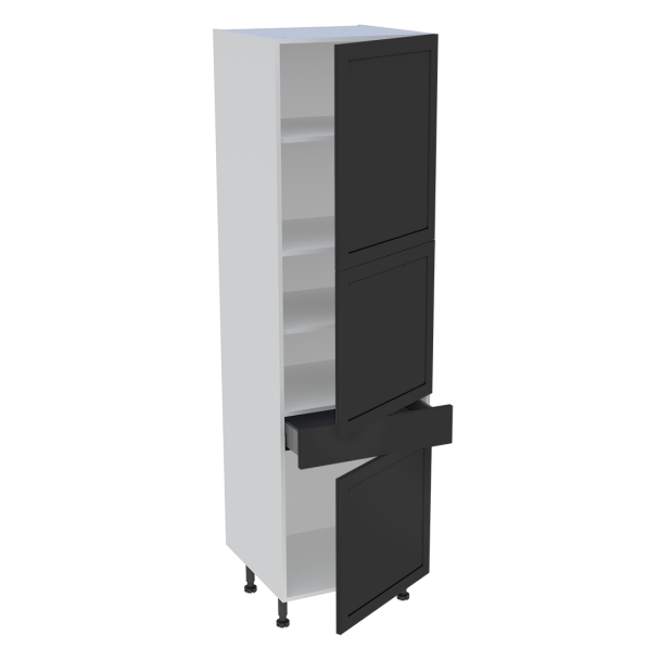 Colonne cuisine 3 portes, 1 tiroir H.216,6 cm x L. 60 cm