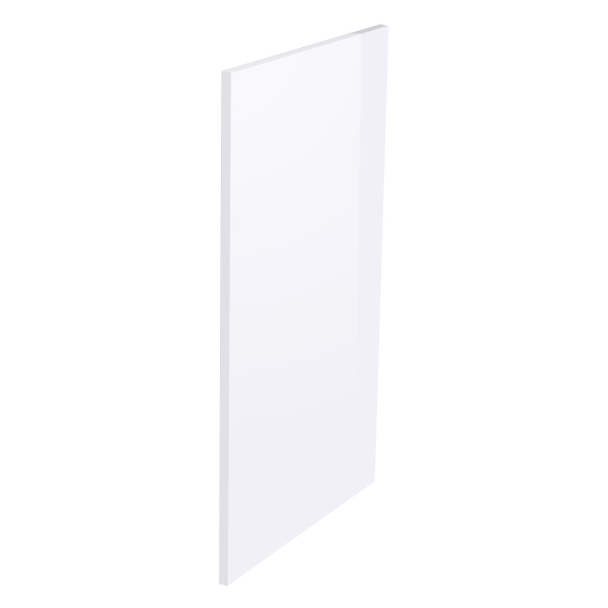 Kit façade meuble cuisine Blanc Mat Sans Poignée 1 porte H. 100,5 cm L. 59,7 cm
