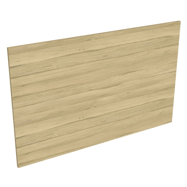 Coté de remplacement ilot pour meubles bas dos à dos CHÊNE NATUREL SANS POIGNÉE - H. 72 cm