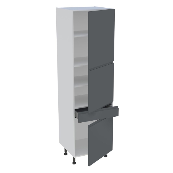 Colonne cuisine 3 portes, 1 tiroir H.216,6 cm x L. 60 cm