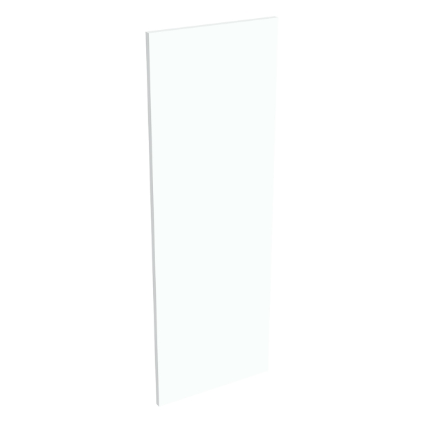 Coté de remplacement meuble haut cuisine grande hauteur GRIS CENDRE BRILLANT - H. 100.8 cm