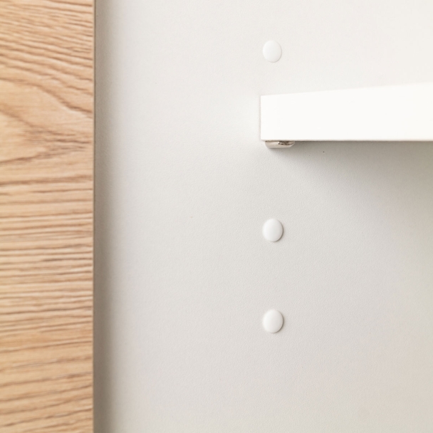 Lot de 100 cache-trous blanc pour caisson meuble cuisine