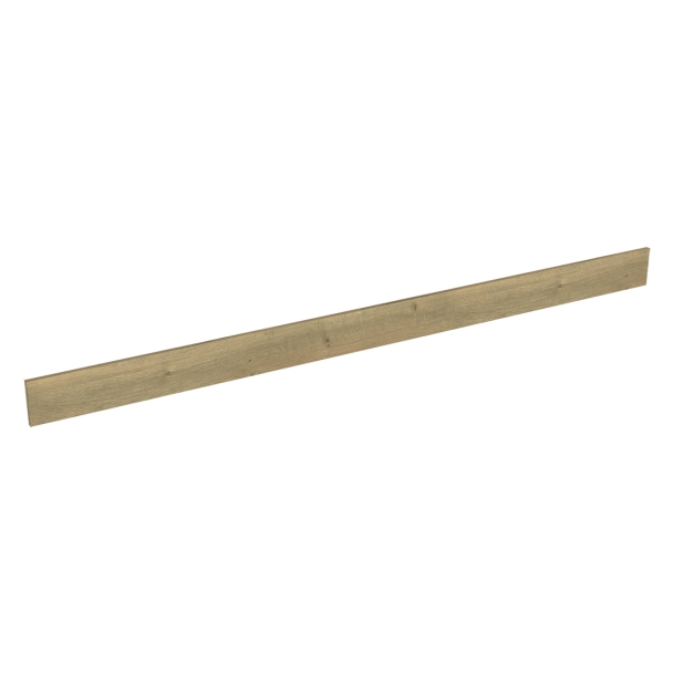 Plinthe ou fileur meuble cuisine L. 240 cm - Noir mat