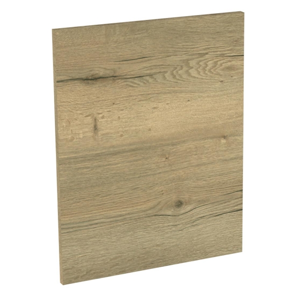 Kit façade meuble cuisine Chêne Doré 1 porte H. 57,3 cm L. 59,7 cm