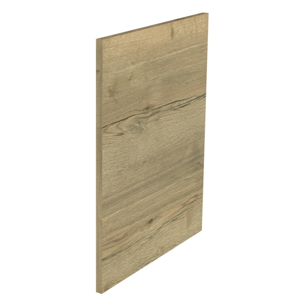 Kit façade meuble cuisine Chêne Doré 1 porte H. 71,7 cm L. 59,7 cm
