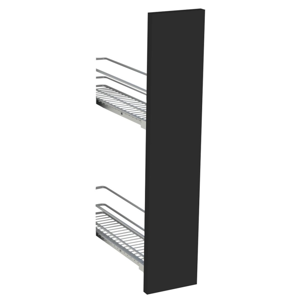 Kit façade meuble cuisine Bleu Nuit Mat 1 porte H. 71,7 cm L. 14,7 cm