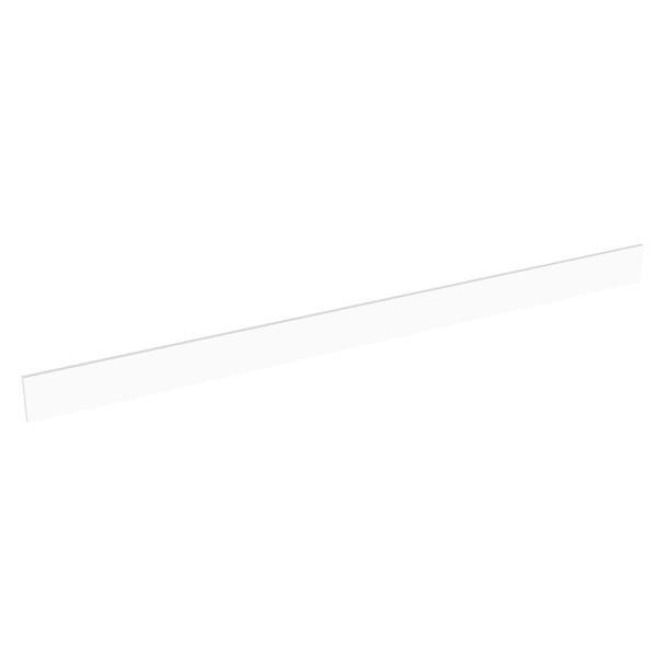 Plinthe ou fileur meuble cuisine L. 240 cm - Noir mat