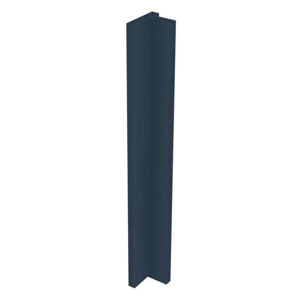 Kit fileur d'angle droit meuble cuisine BLEU NUIT mat - H. 71.7 cm
