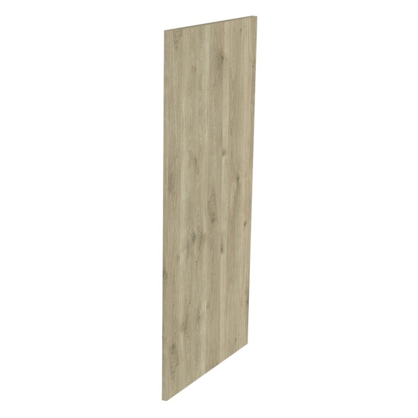 Kit façade meuble cuisine Noir Mat Sans Poignée 1 porte H. 129,3 cm L. 59,7 cm
