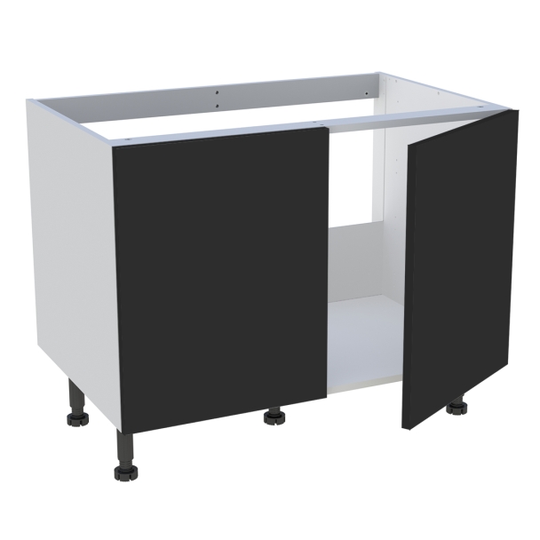 Meuble bas cuisine 2 portes pour évier timbre H.72,6 cm x L. 90 cm