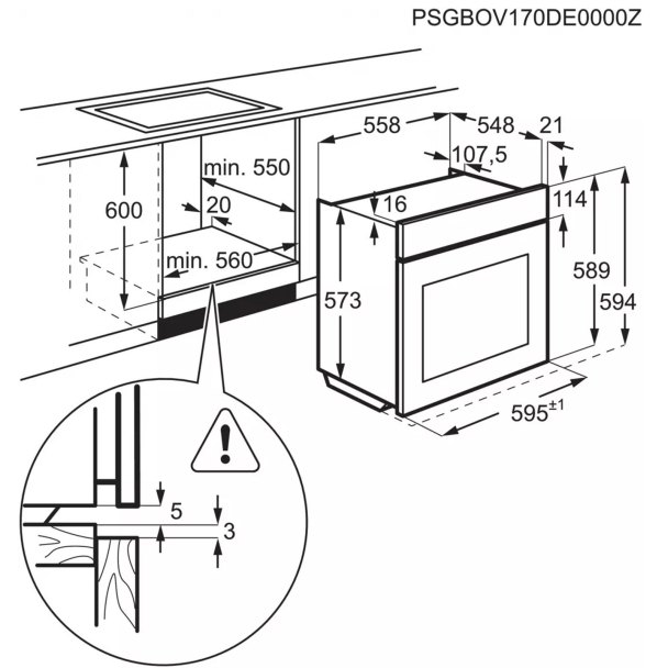 Four encastrable multifonction pyrolyse blanc - Electrolux EOF6P46V1