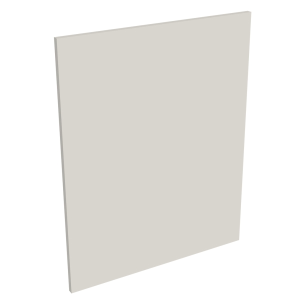 Coté de remplacement meuble bas cuisine BLANC BRILLANT - H. 72 cm