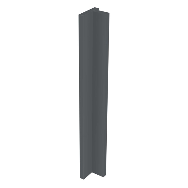 Kit fileur d'angle droit meuble cuisine BLEU NUIT mat - H. 71.7 cm