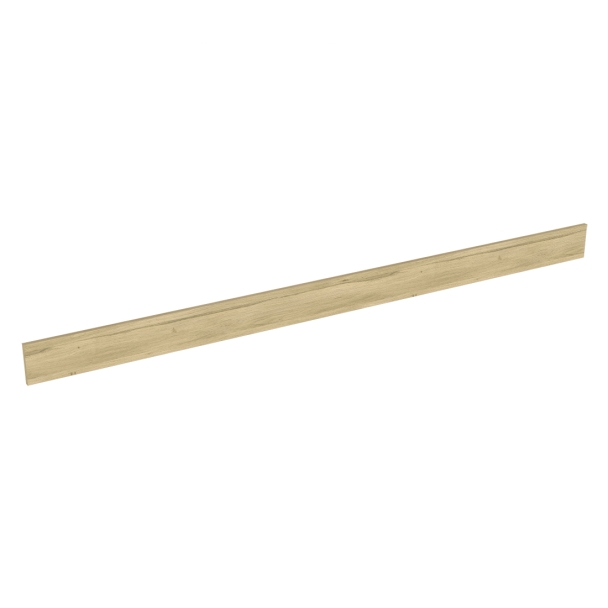 Plinthe ou fileur meuble cuisine L. 240 cm - Noir mat