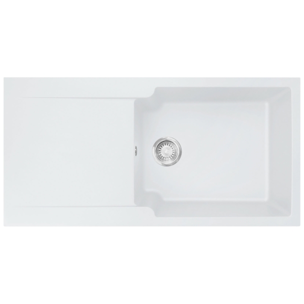 Evier 1 grande cuve résine blanc - Franke FRKIT1XWH