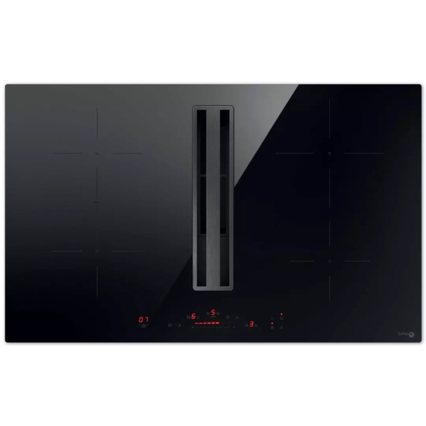 Plaque de cuisson induction aspirante 83 cm