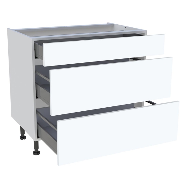 Meuble bas cuisine 1 tiroir, 2 casseroliers H.87 cm x L. 90 cm