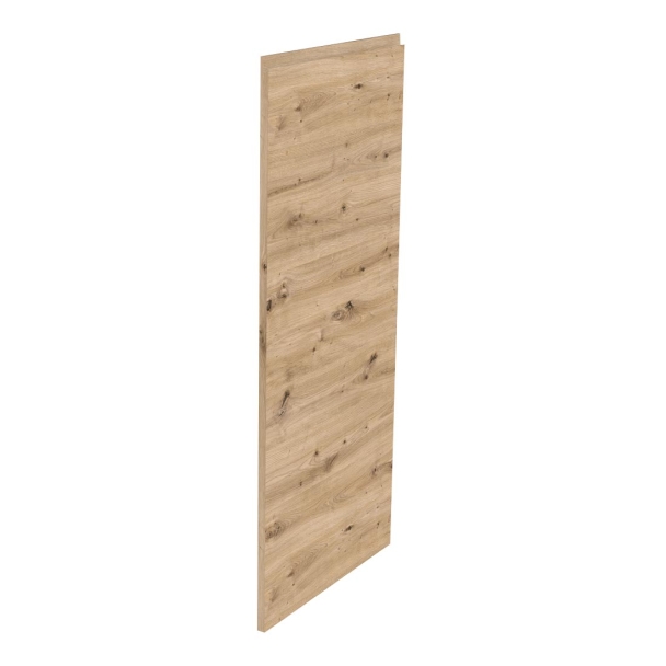 Kit façade meuble cuisine Noir Mat Sans Poignée 1 porte H. 129,3 cm L. 59,7 cm