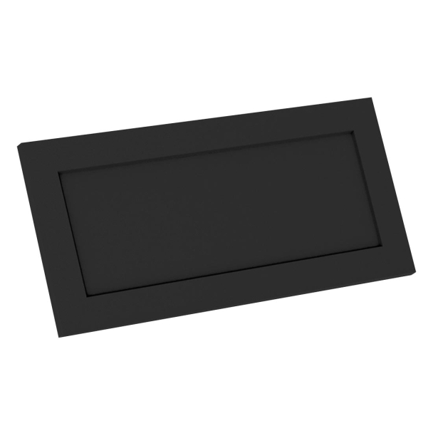 Kit façade meuble cuisine Noir Mat Sans Poignée 1 porte H. 28,5 cm L. 59,7 cm