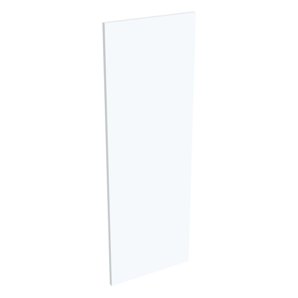 Coté de remplacement meuble haut cuisine grande hauteur GRIS CENDRE BRILLANT - H. 100.8 cm