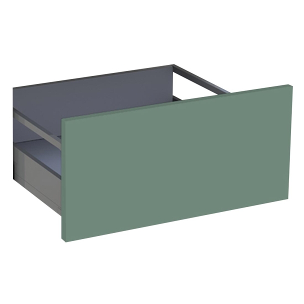 Kit façade meuble cuisine Noir Mat 1 casserolier H. 28,5 cm L. 59,7 cm