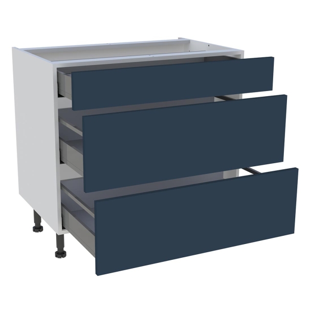 Meuble bas cuisine 1 tiroir, 2 casseroliers H.87 cm x L. 90 cm