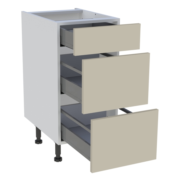 Meuble bas cuisine 1 tiroir, 2 casseroliers H. 87 cm x L. 40 cm