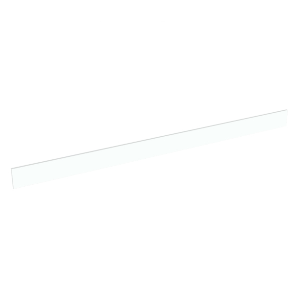 Plinthe ou fileur meuble cuisine L. 240 cm - Noir mat