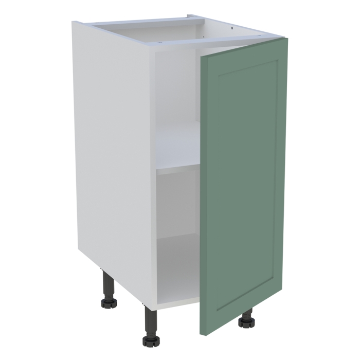 Meuble bas cuisine 1 porte H. 87 cm x L. 40 cm - Vert sauge cadre