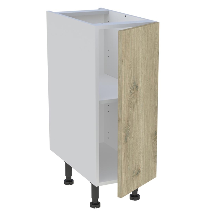 Meuble bas cuisine 1 porte H. 87 cm x L. 30 cm - Chêne doré