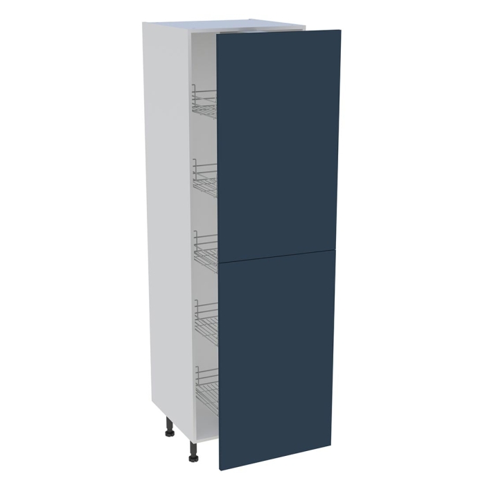 Colonne cuisine 2 portes H. 216,6 cm x L. 60 cm - C2P601EX - Bleu nuit mat
