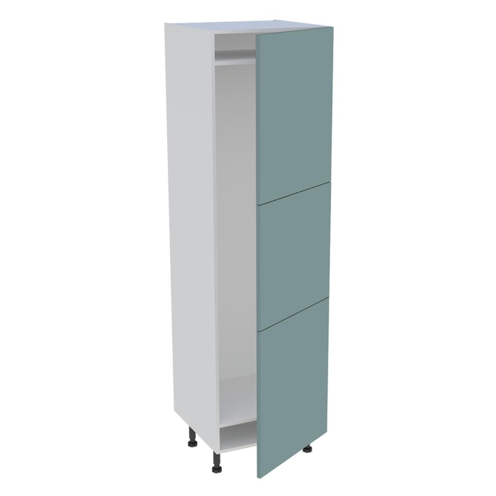Colonne cuisine 3 portes H. 216,6 cm x L. 60 cm - CFR3P60 - Vert opale mat