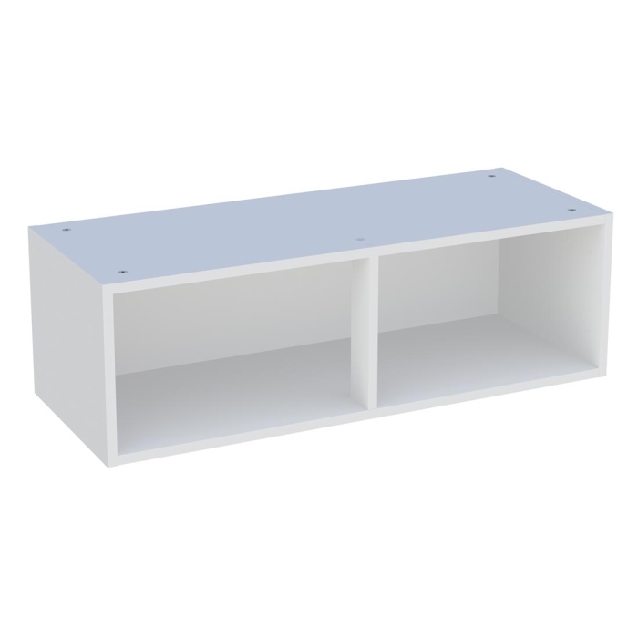 Caisson Meuble haut cuisine Blanc H. 28,8 cm x L. 90 cm x P. 35 cm
