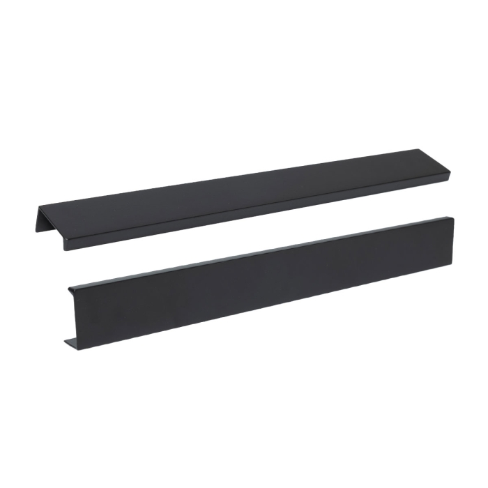 Poignée profilée noire mat - L. 32 cm