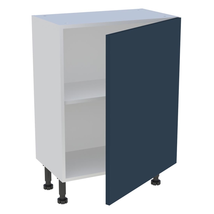 Meuble bas cuisine 1 porte H. 87 cm x L. 60 cm x P. 36,9 cm - Bleu nuit mat